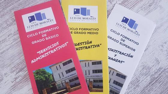 Abierto el plazo de admisión para las FP del Luis de Morales