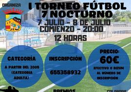 El I Torneo de Fútbol 7 Nocturno cambia de fecha