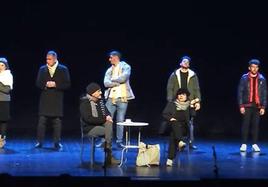 Un momento de 'Es o no es crudo el invierno'.