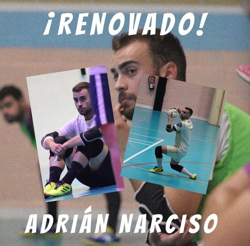 Adrián Narciso renueva con el Arroyo FS