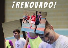 Lorenzo Pajares renueva con el club de fútbol sala arroyano