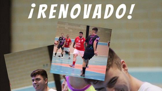 Lorenzo Pajares renueva con el club de fútbol sala arroyano