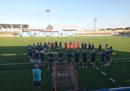 Primera sesión de entrenamiento del Arroyo CP.