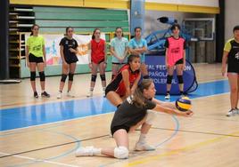 Marta Cano en un entrenamiento.
