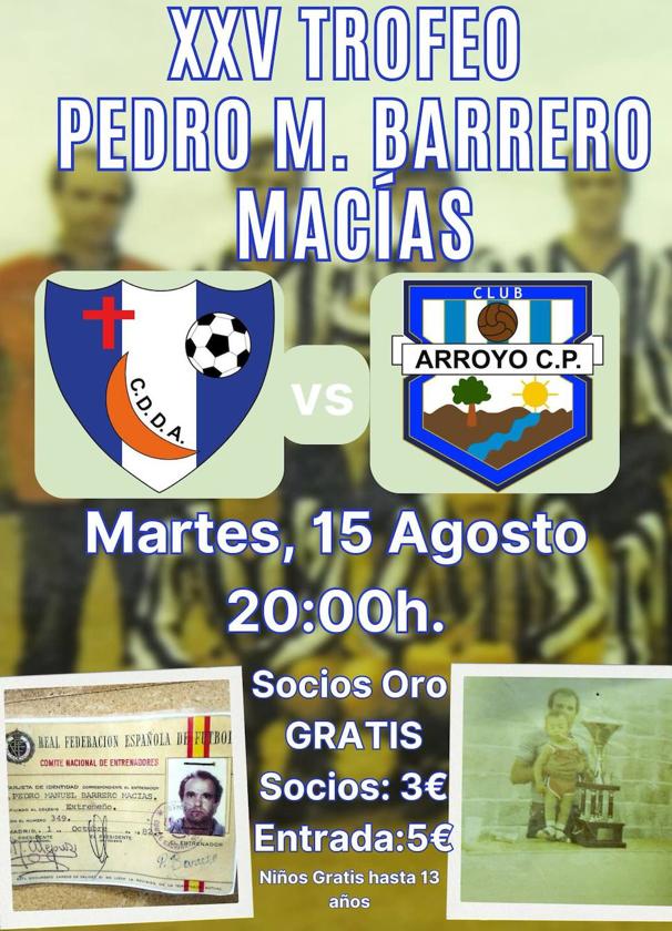 El Arroyo CP se desplaza a Don Álvaro para jugar un nuevo amistoso de pretemporada
