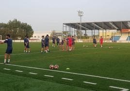 Uno de los entrenamientos del Arroyo CP.