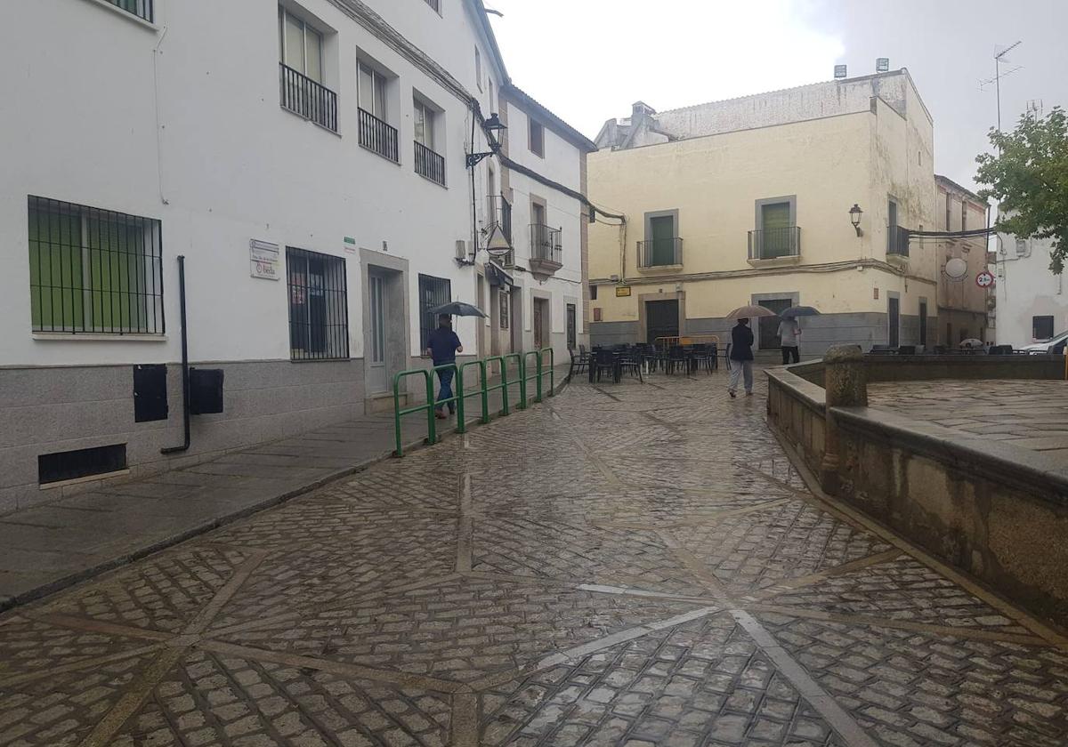 Llegó la lluvia a Arroyo de la Luz