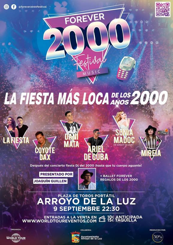 Arroyo de la Luz se prepara para disfrutar de 'Forever 2000 Festival'