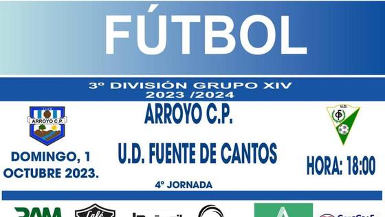 El Arroyo CP recibe en casa a la UD Fuente de Cantos