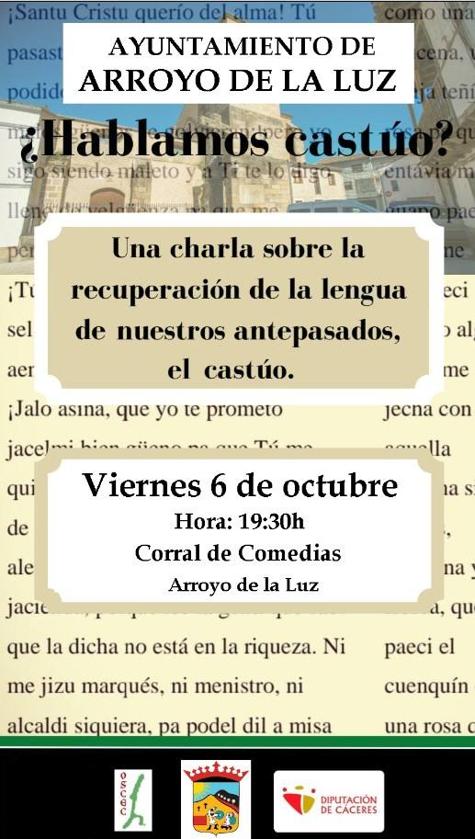 El Corral de Comedias acoge la charla-coloquio '¿Hablamos Castúo?'