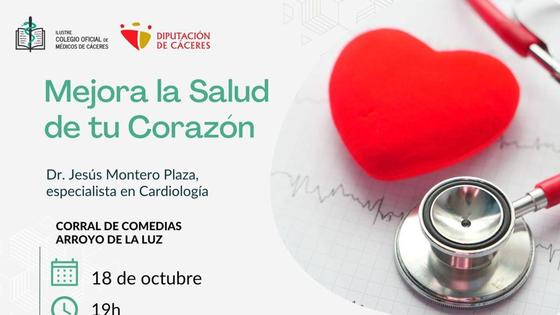 El Corral de Comedias acoge la conferencia 'Mejora la salud de tu corazón'