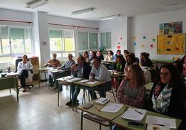El profesorado del centro asistió a las jornadas formativas.