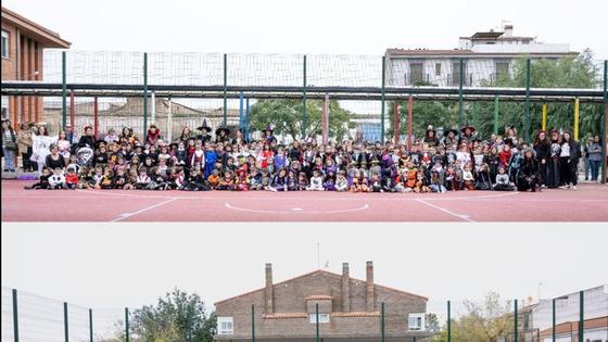 El colegio Ntra. Sra. de la Luz celebró Halloween con castañas y calabazas