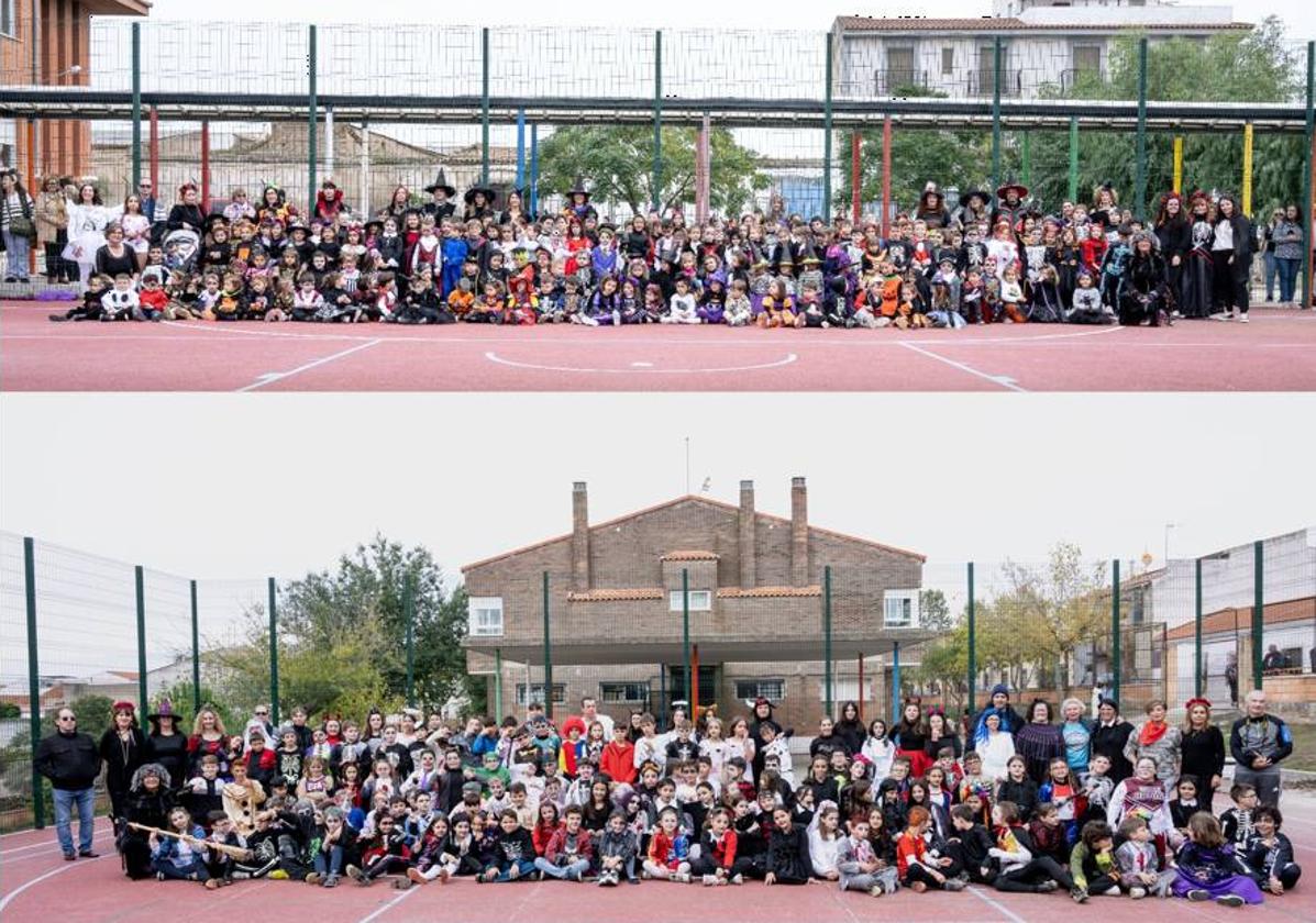 El colegio Ntra. Sra. de la Luz celebró Halloween con castañas y calabazas