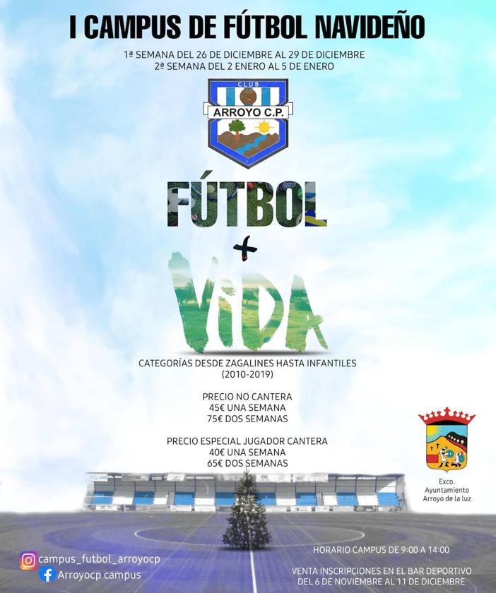 Inscripciones para el I Campus de Fútbol Navideño