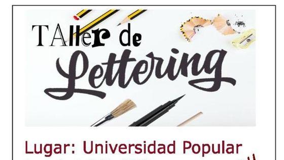 Taller de lettering dentro del Noviembre Cultural