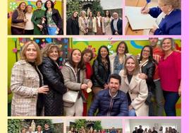 Diferentes momentos del encuentro.