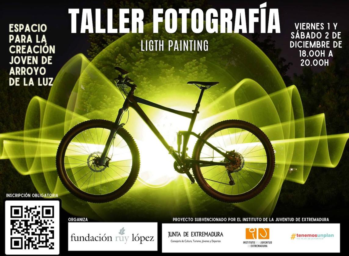 El ECJ acoge un taller de fotografía light painting
