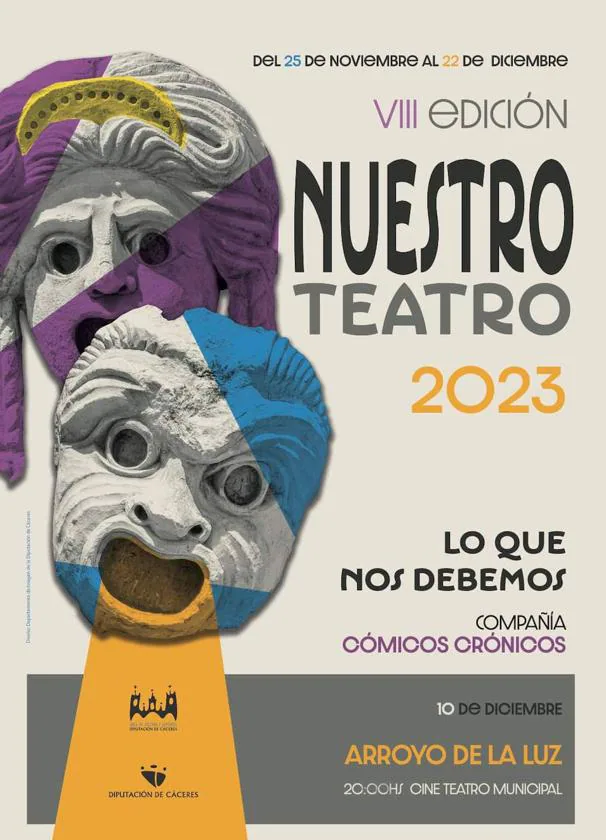 'Cómicos Crónicos' ponen sobre las tablas del teatro arroyano la obra 'Lo que nos debemos'