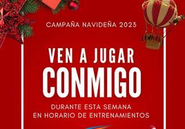 El club de voleibol despide el año entrenando con familiares y amigos