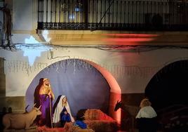 Representación del Belén Viviente el pasado año 2022.