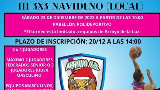 Llega la tercera edición del 3x3 Navideño Local