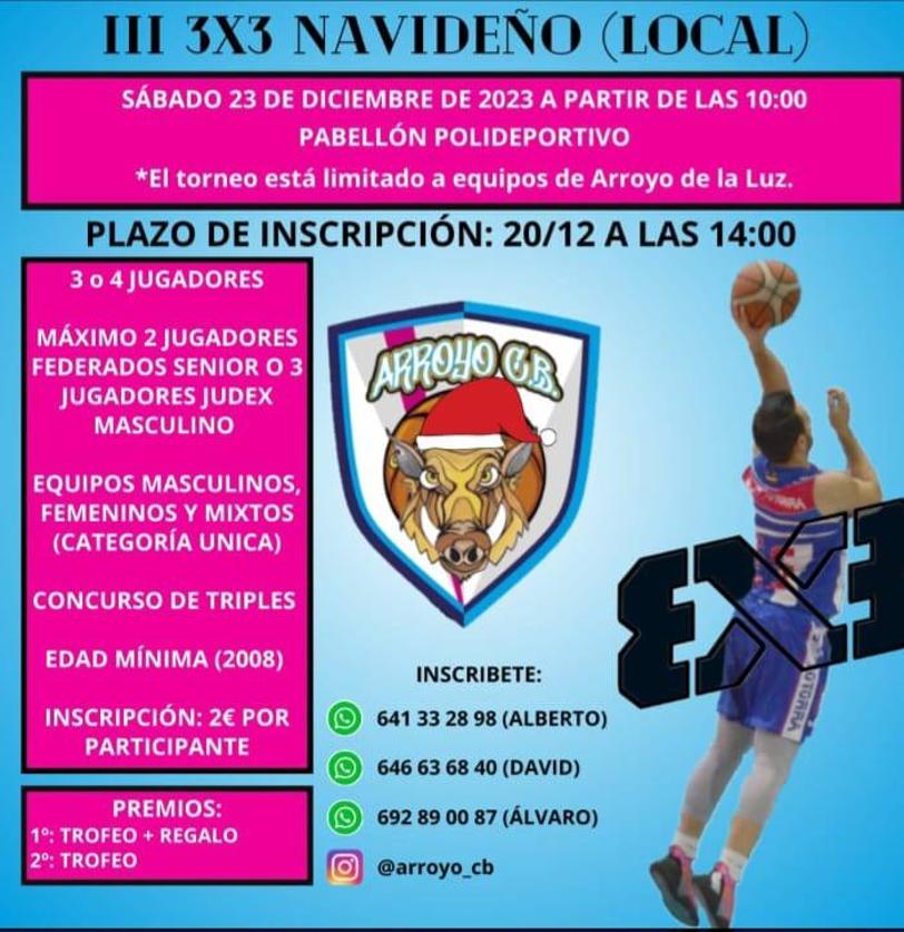 Llega la tercera edición del 3x3 Navideño Local