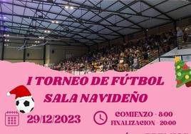 11 equipos participarán en el I Torneo de Fútbol Sala Navideño