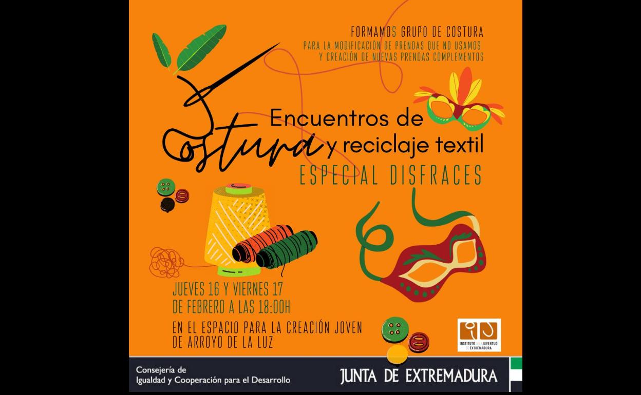 El ECJ acoge un encuentro para elaborar disfraces de Carnaval
