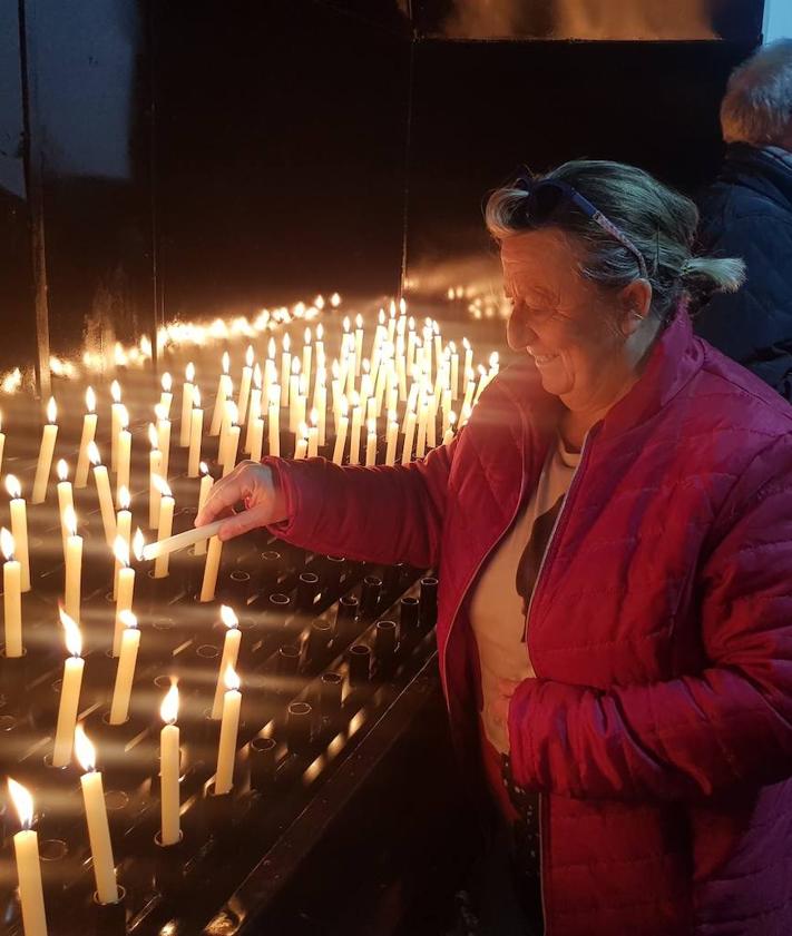 Imagen secundaria 2 - Inaugurado un nuevo quemador de velas en el Santuario de Ntra. Sra. de la Luz