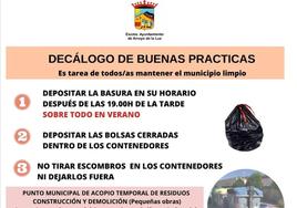 Cambio de ubicación de los contendores de la calle Federico García Lorca