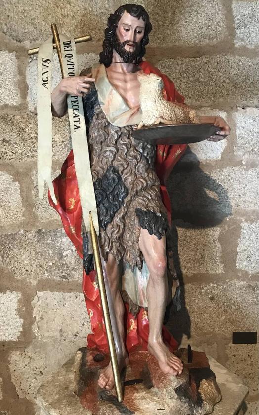 La imagen restaurada se encuentra ya en su lugar en la iglesia de Ntra. Sra. de la Asunción.