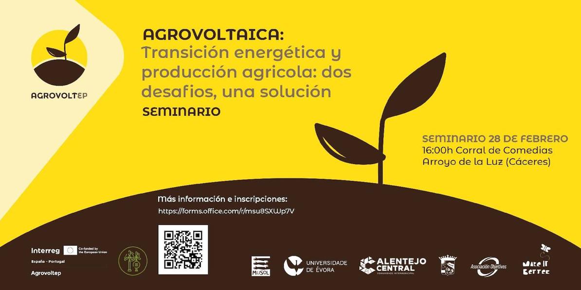 El Corral de Comedias de Arroyo de la Luz acoge el seminario Agrovoltep