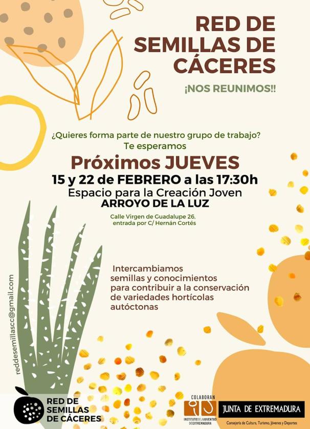 Nuevo encuentro de la Red de Semillas de Cáceres en Arroyo de la Luz