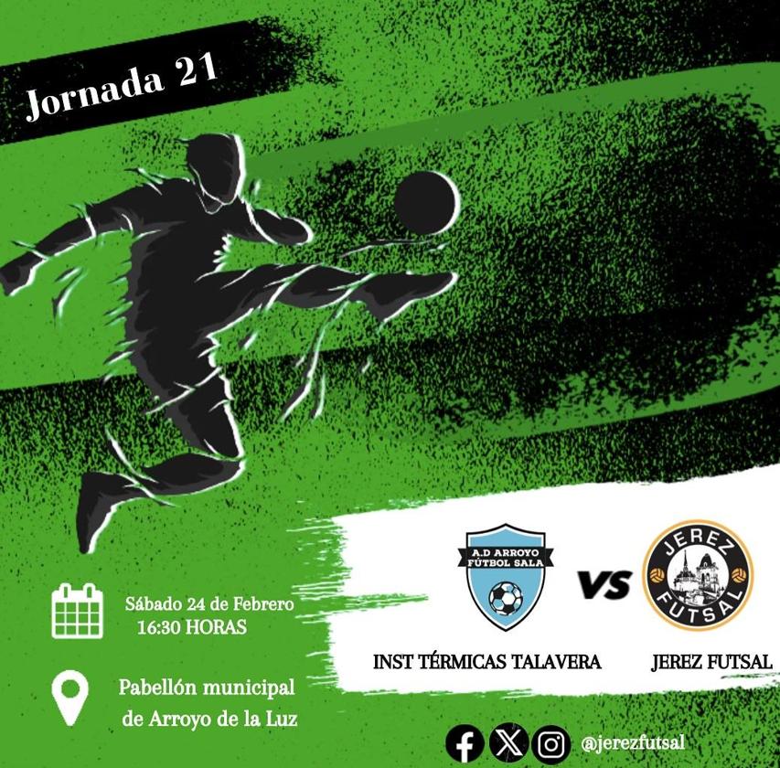 El Arroyo FS recibe al Jerez, líder de la competición