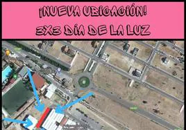 El 3x3 Callejero Día de la Luz cambia de ubicación