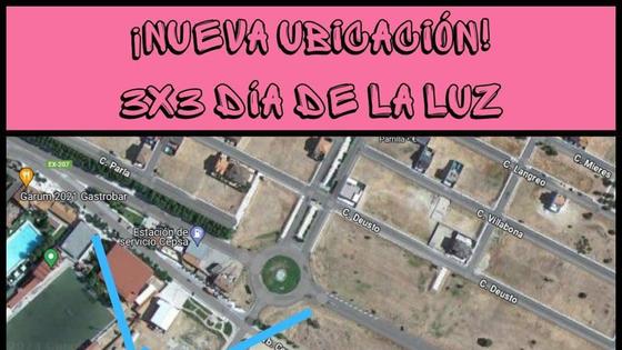 El 3x3 Callejero Día de la Luz cambia de ubicación