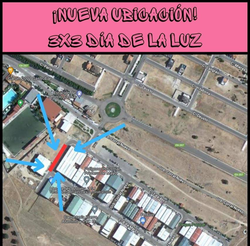 El 3x3 Callejero Día de la Luz cambia de ubicación