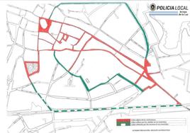 Restricciones de tráfico y aparcamiento por el Día de la Luz