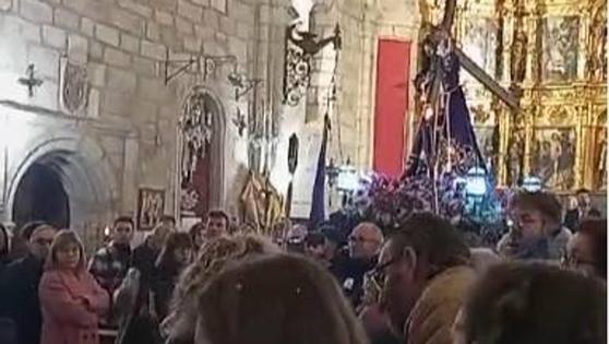 La climatología impidió salir la procesión del Jueves Santo