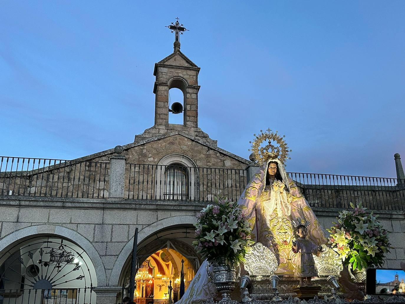 La Virgen de la Luz volvió a visitar su pueblo