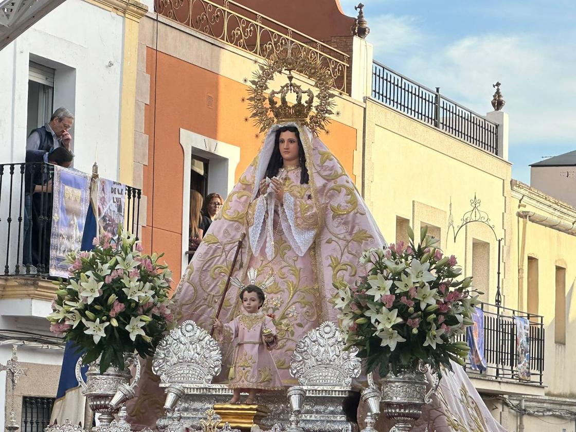 La Virgen de la Luz volvió a visitar su pueblo