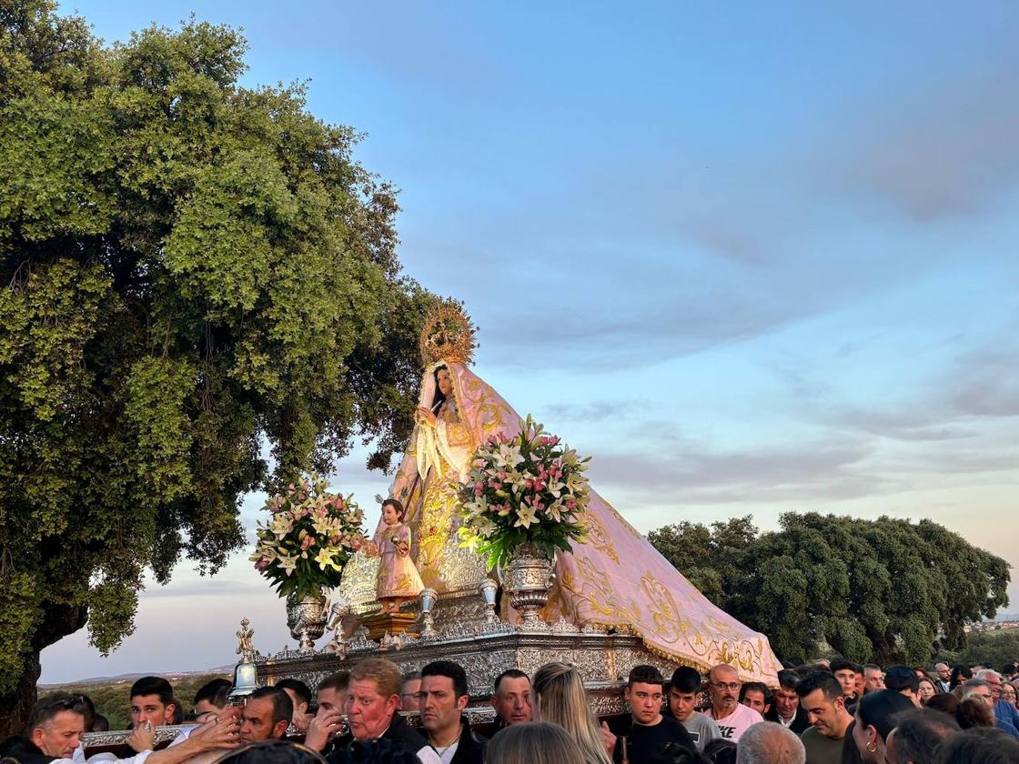La Virgen de la Luz volvió a visitar su pueblo