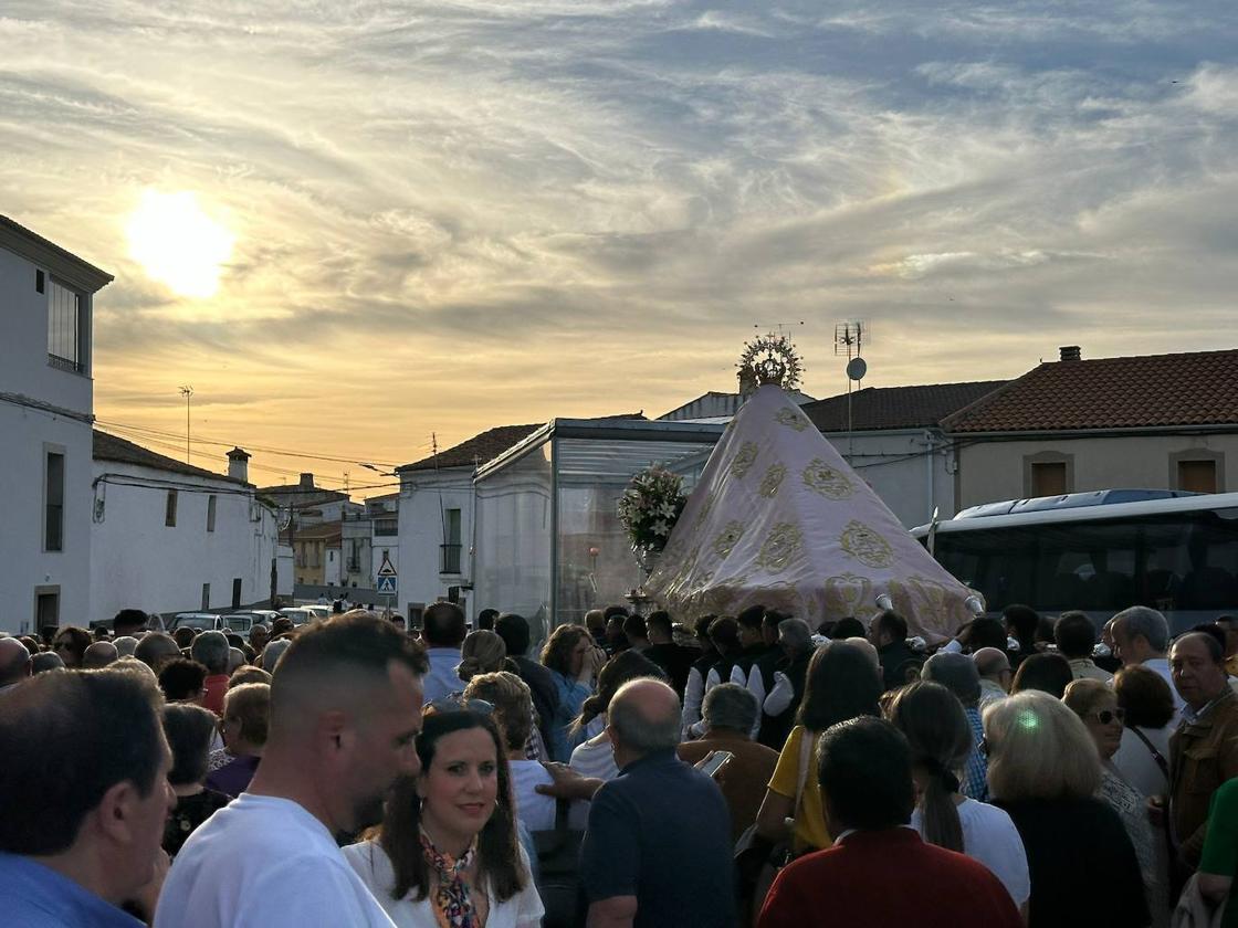 La Virgen de la Luz volvió a visitar su pueblo
