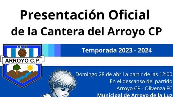 El Arroyo CP presenta a la cantera