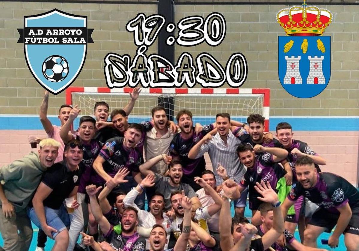 El Arroyo FS enfrenta el penúltimo partido de liga recibiendo al AD Torrecillas