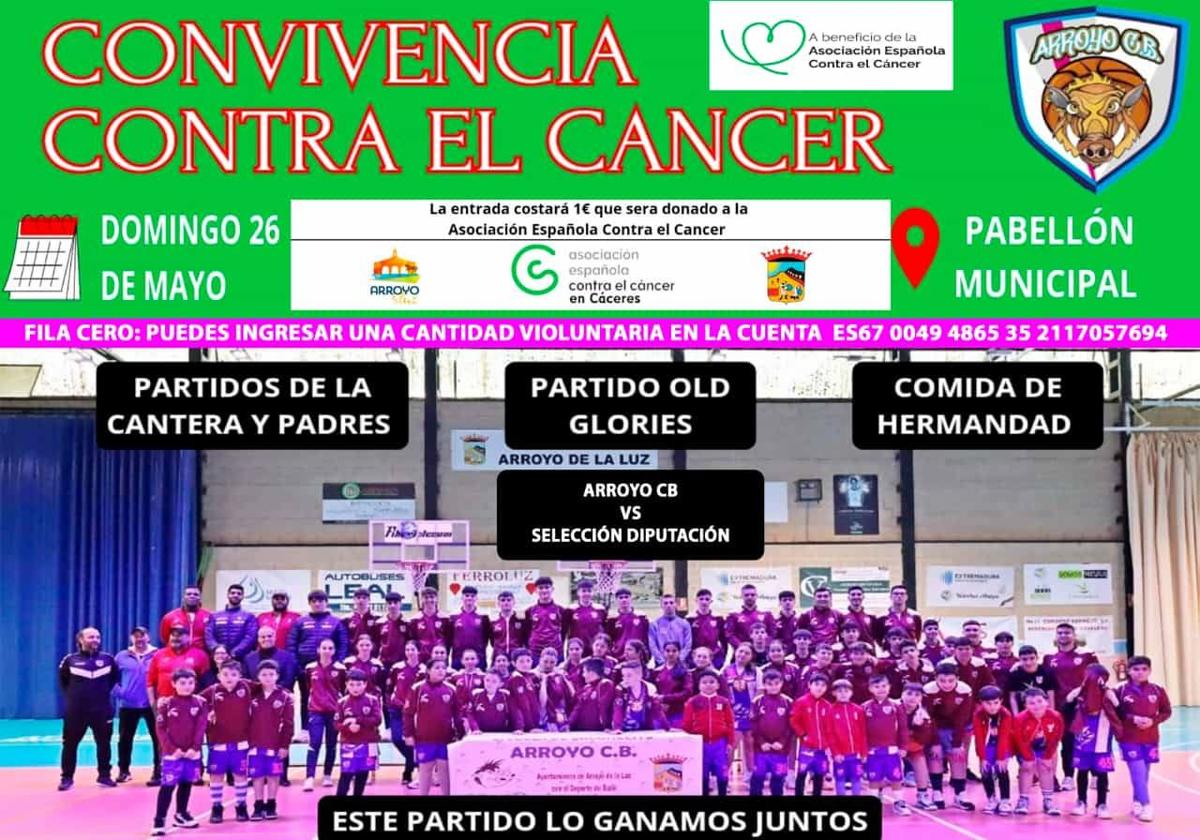 El Arroyo CB organiza una jornada de convivencia contra el cáncer