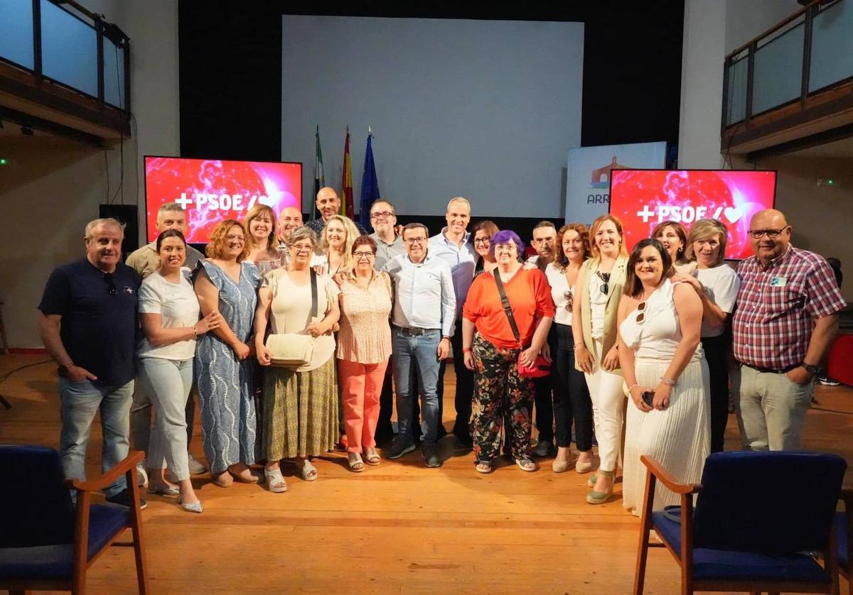 Miguel Ángel Gallardo celebra en Arroyo de la Luz el acto central comarcal para las elecciones europeas