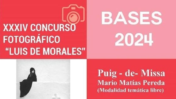 Publicadas las bases del Concurso Internacional Fotográfico 'Luis de Morales'
