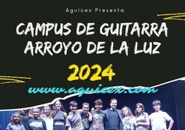 Tercera edición del Campus de Guitarra de Arroyo de la Luz